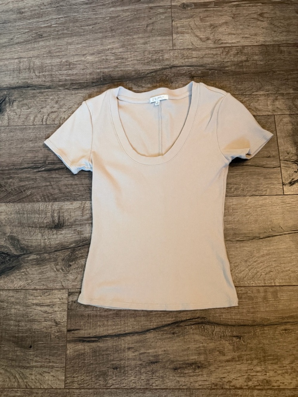 Z Supply ribbed scoop neck